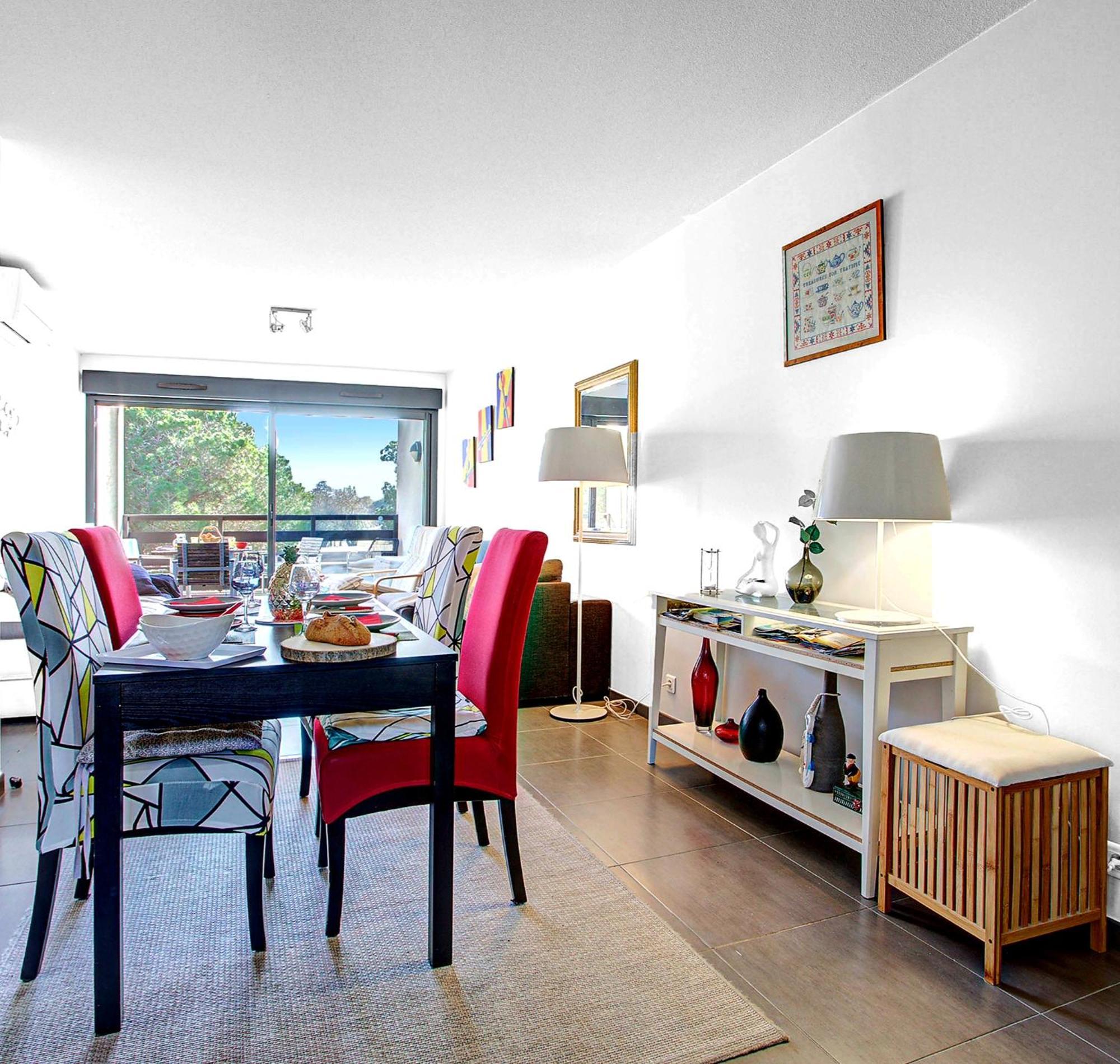 Vert Paradis - Vue Apaisante Sur Golf, Pins Parasols, 2E Etage - 80 M2 Dont Terrasse Avec Pergola, 2 Chambres, 3Et Iles, 3 Clim, Wifi - Piscine, Parking Et Park A Velos, Ascenseur - En Option Linge, Menage - Pistes Cyclables, Mer A Proximite แซงต์-ซีเปรียง ภายนอก รูปภาพ